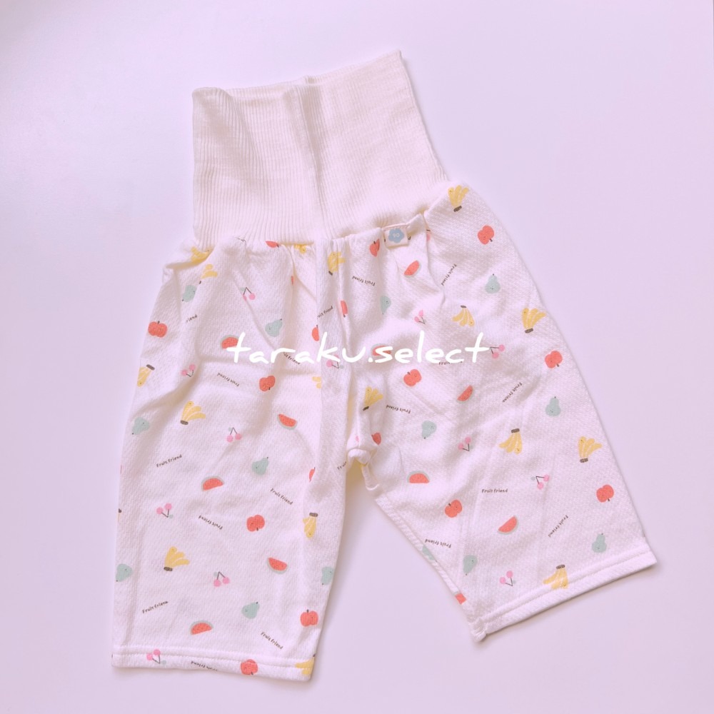 寶寶短袖睡衣｜現貨 90cm 95cm｜寶寶短袖睡衣套裝。日本童裝 幼兒睡衣 水果睡衣 護肚褲 腹卷睡褲 多樂選物-細節圖7