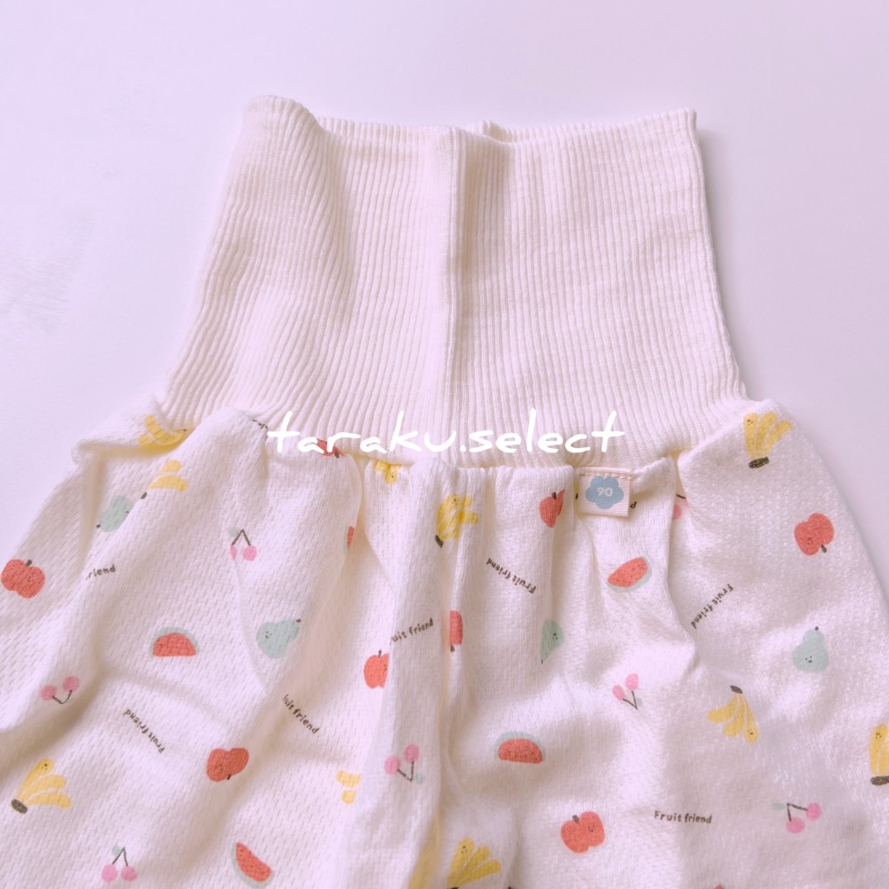 寶寶短袖睡衣｜現貨 90cm 95cm｜寶寶短袖睡衣套裝。日本童裝 幼兒睡衣 水果睡衣 護肚褲 腹卷睡褲 多樂選物-細節圖8