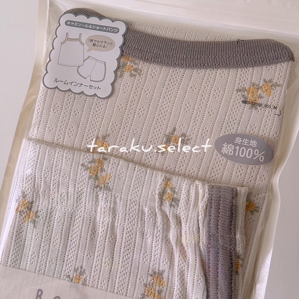 細肩帶短褲套裝｜現貨 95cm｜女寶細肩帶&短褲套裝。日本童裝 純棉 家居服 寶寶套裝 多樂選物-細節圖4