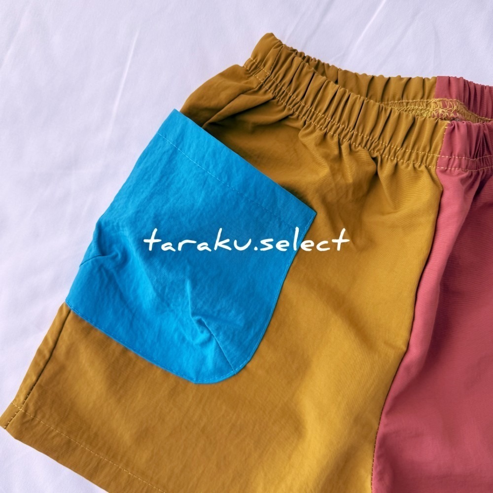 幼兒短褲｜現貨 93~109cm｜正韓童裝 韓國製 1stblue 配色短褲 輕量 尼龍短褲 幼兒園穿搭 多樂選物-細節圖10