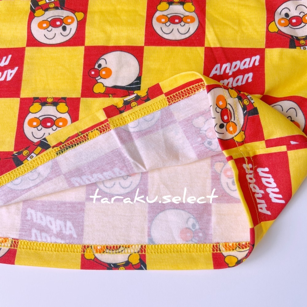 短袖睡衣｜正版現貨 90cm｜寶寶短袖睡衣套裝。日本童裝 麵包超人睡衣 護肚褲 腹卷睡褲 多樂選物-細節圖4