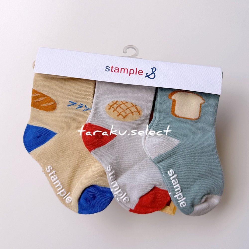 寶寶襪｜現貨 11-13cm｜日本stample 寶寶襪3雙組。日本童裝 止滑襪 寶寶襪 幼兒襪 多樂選物-細節圖4