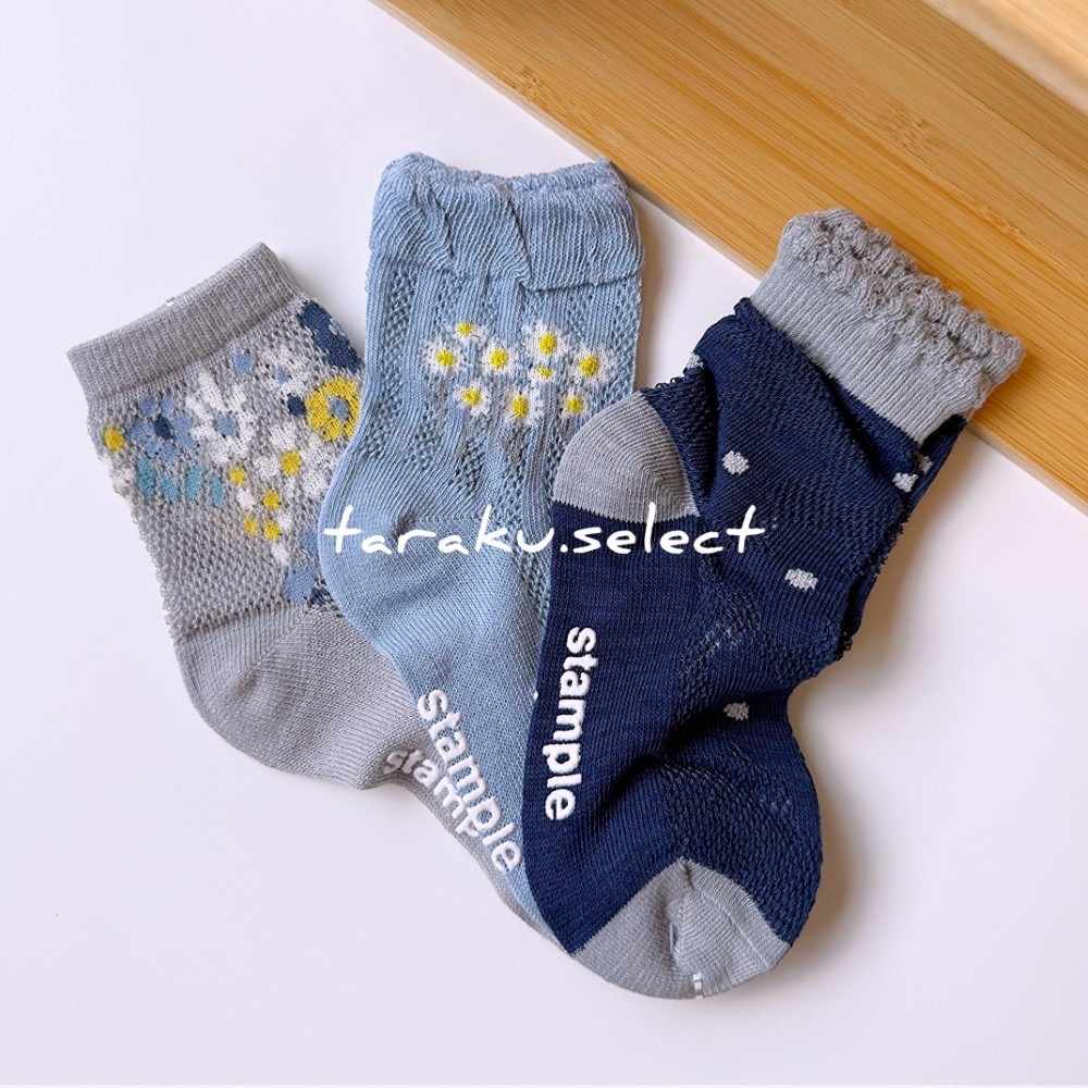 幼兒襪｜現貨 16-21cm｜日本stample 童襪3雙組。日本童裝 止滑襪 童襪 幼兒襪 兒童襪子 多樂選物-細節圖10