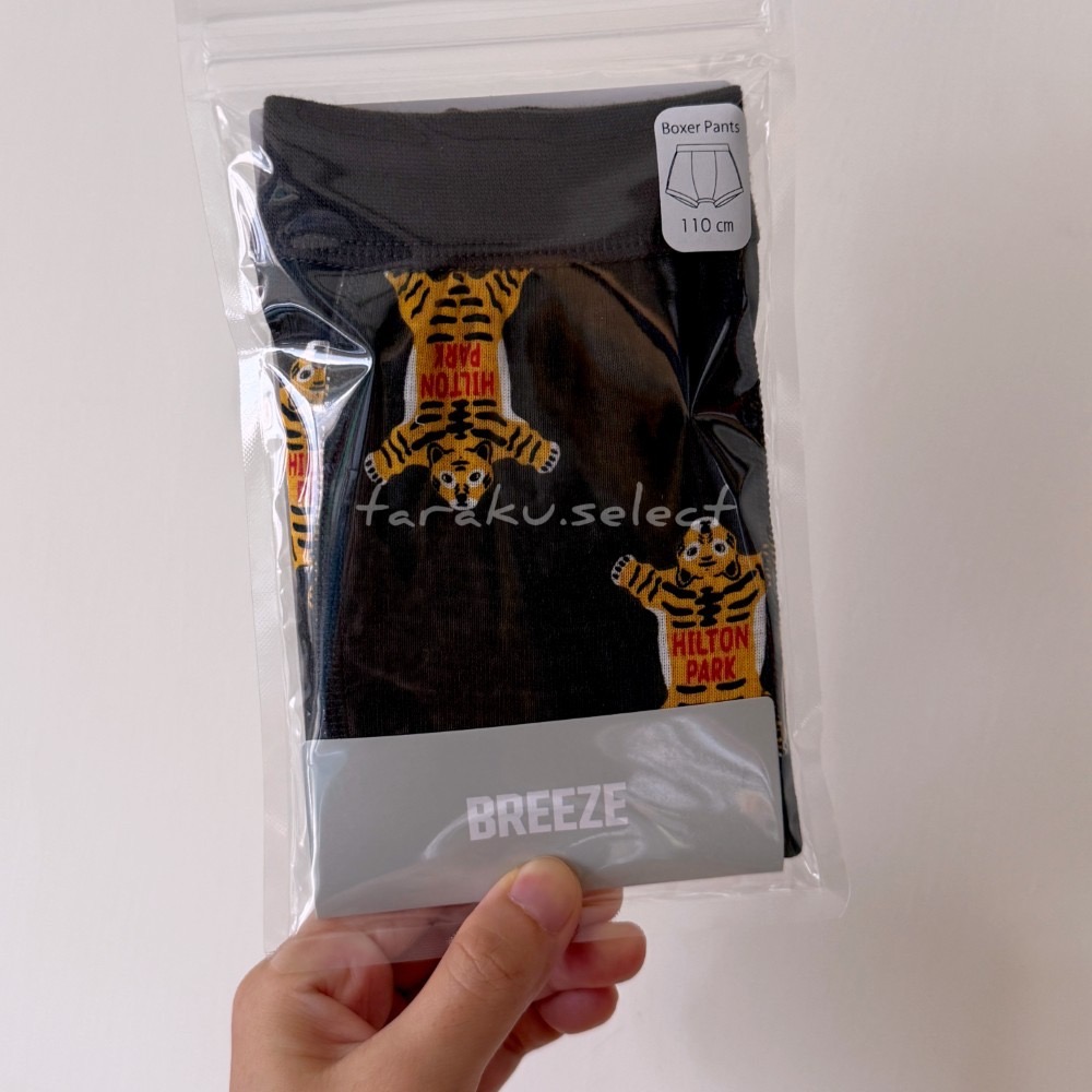 男童四角內褲｜現貨 110~130cm｜多款可選。日本童裝 BREEZE 純棉 四角褲 老虎 鯊魚 內褲 多樂選物-細節圖2