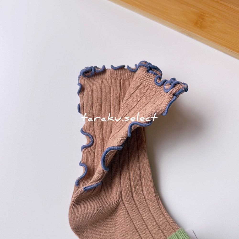 童襪｜現貨 15~20cm｜幼兒襪3雙組。日本童裝 &mignon 素色襪 條紋襪 兒童襪子 中筒襪 兒童襪 多樂選物-細節圖10