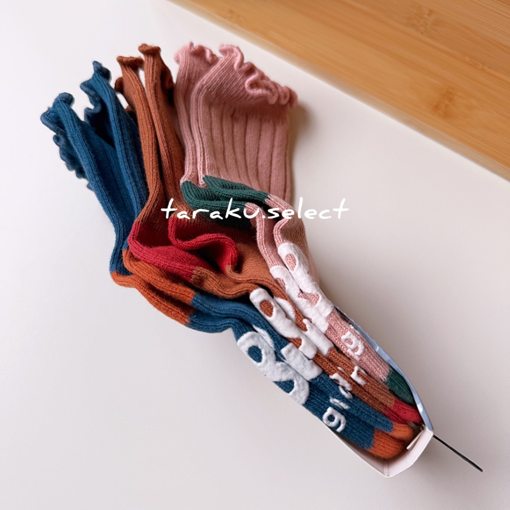 寶寶襪｜現貨 9~15cm｜寶寶襪3雙組。日本童裝 &mignon 男寶女寶 襪子 素色襪 防滑襪 中低筒襪 多樂選物-細節圖5