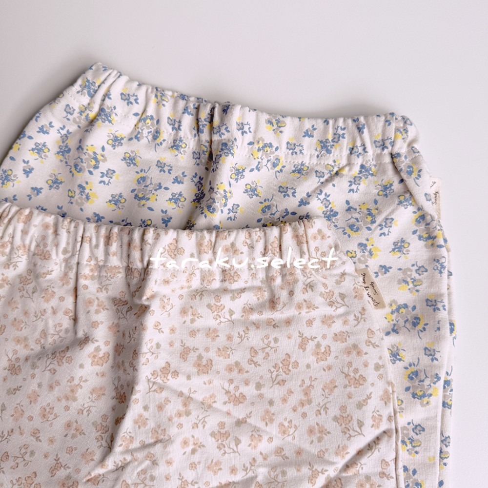 女寶內搭褲｜現貨 80cm｜木耳邊女寶短褲。日本童裝 女寶內搭褲 五分褲 荷葉邊 毛圈內裏 多樂選物-細節圖2