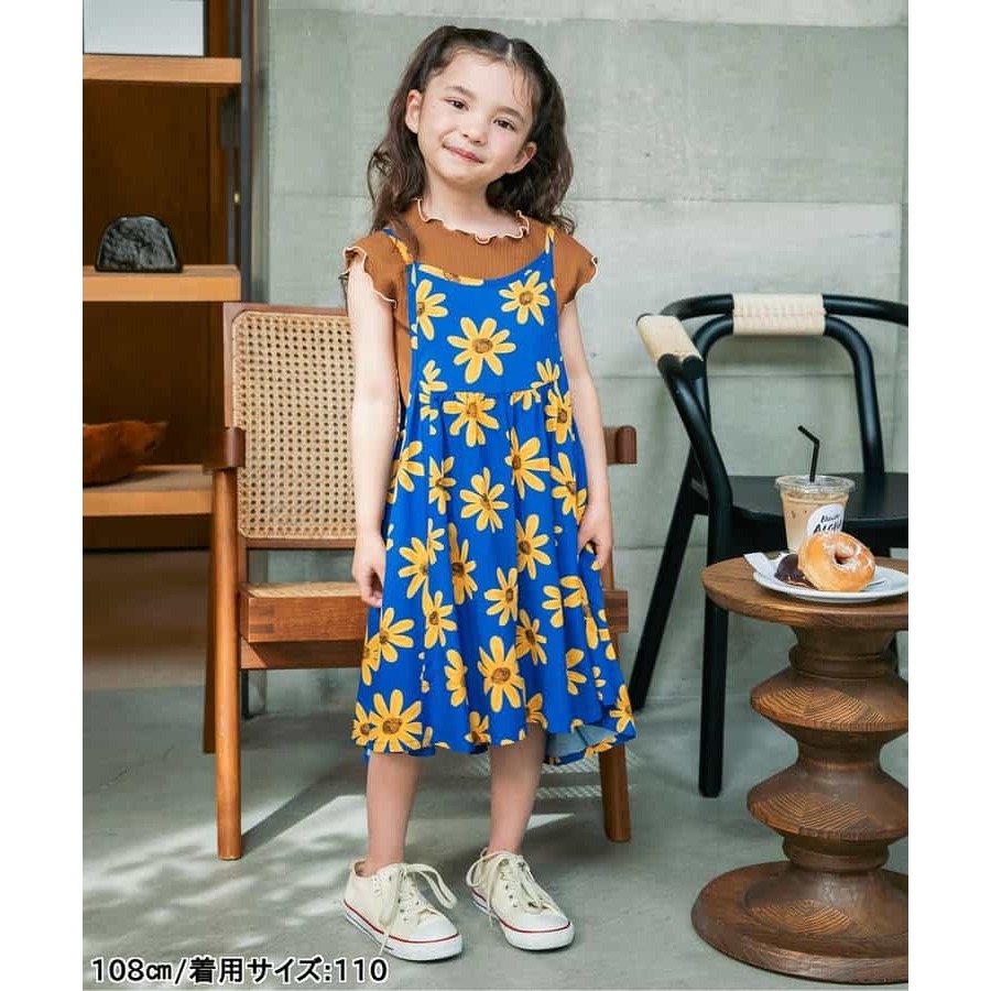 女童上衣｜現貨 100-120cm｜日本BREEZE 木耳邊法式袖上衣。日本童裝 幼兒T恤 木耳滾邊 多樂選物-細節圖2