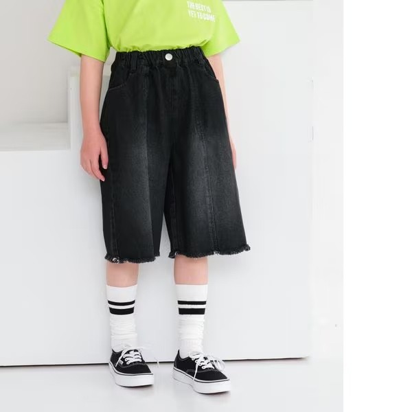 兒童短褲｜現貨 120cm｜日本品牌 男童 女童 牛仔短褲 卡其褲 休閒短褲 多樂選物-細節圖3