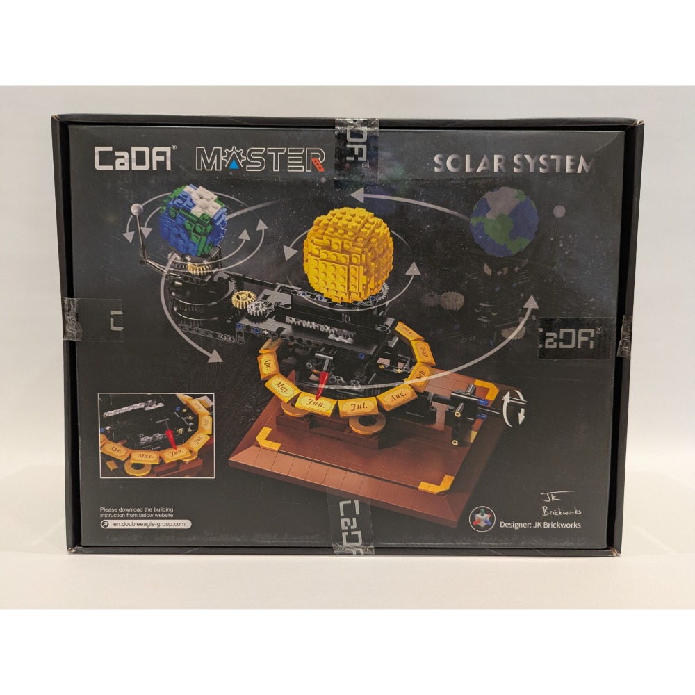 CaDA Master C71004 Solar system 三球儀 (全新，雙鷹牌非樂高)-細節圖3