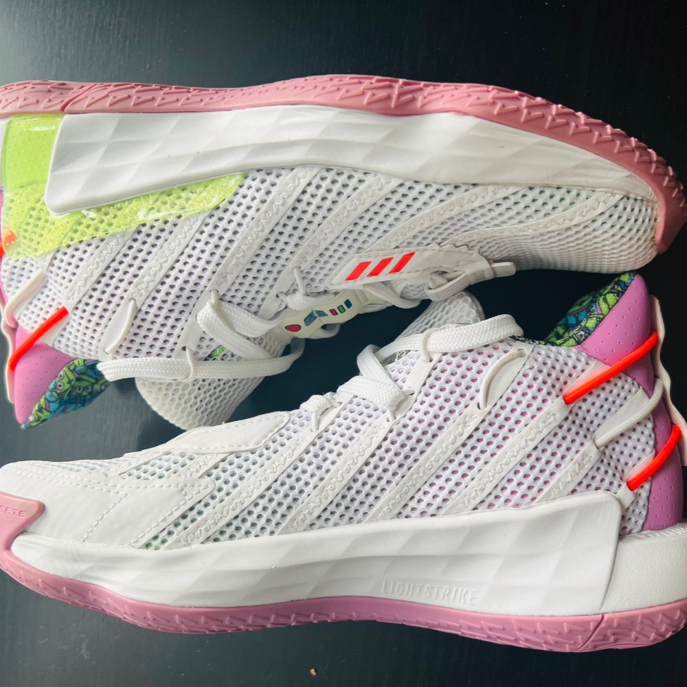 愛迪達 大童 女鞋 adidas Dame7  Bazz Lightyear US5.5 慶祝玩具總動員25週年-細節圖3