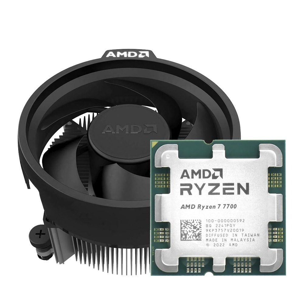 AMD 超微Ryzen 7-7700 3.8GHz 8核心中央處理器/含顯卡/含風扇/無彩盒 (含稅，附發票)-細節圖2