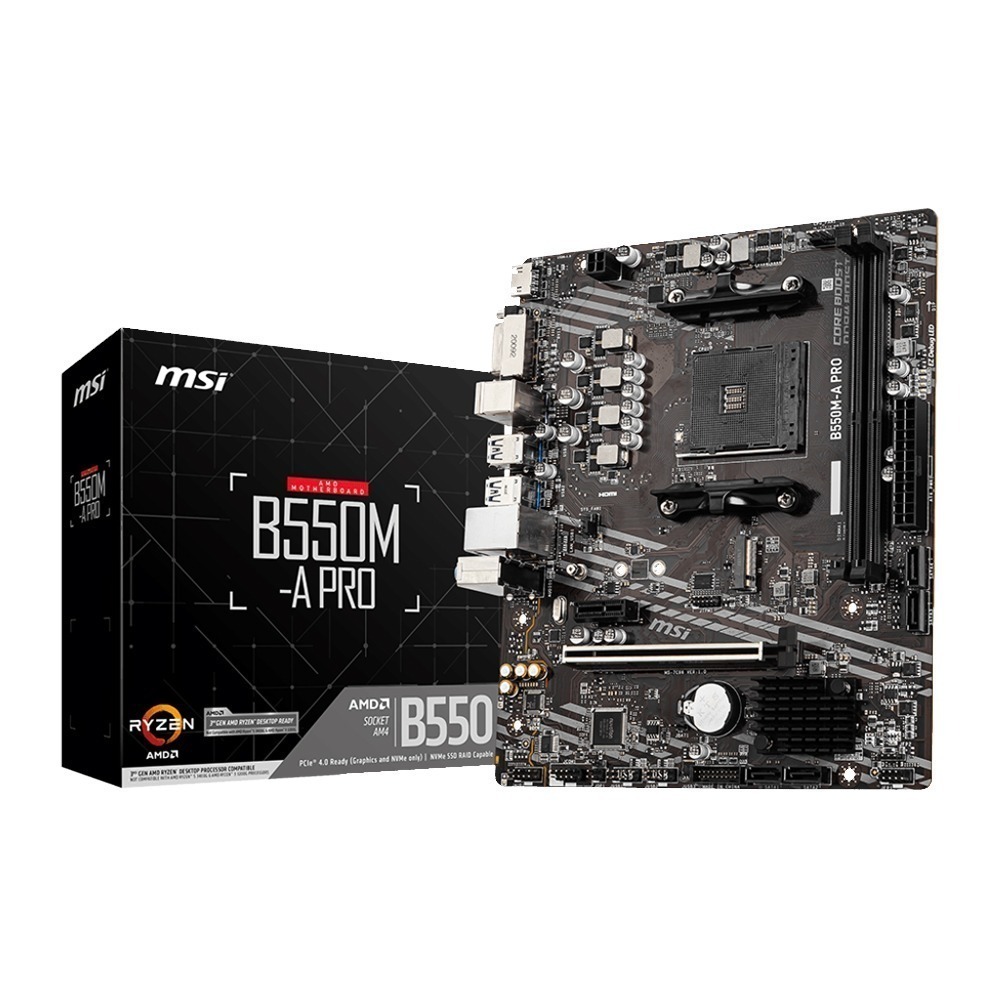 MSI 微星 B550M-A PRO D4 主機板(含稅，附發票)-細節圖2