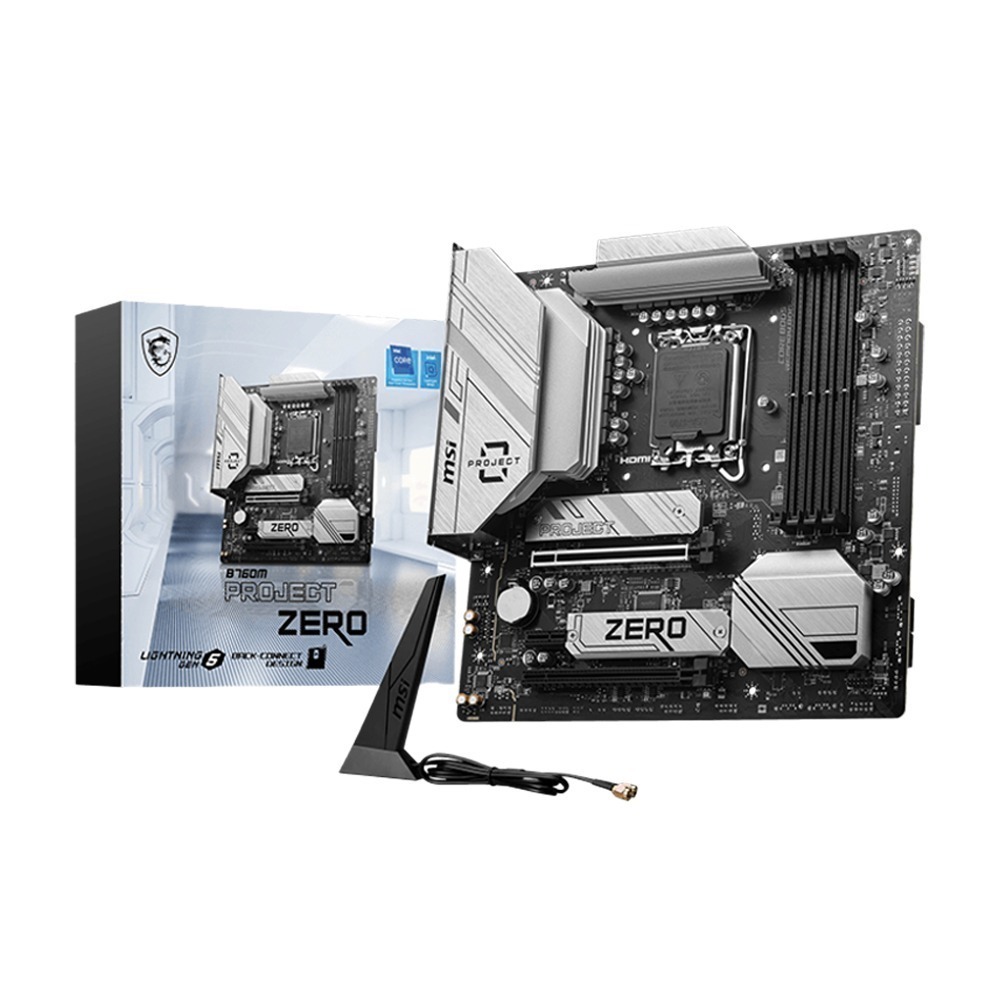 MSI 微星 B760M PROJECT ZERO 主機板(含稅，附發票)-細節圖2