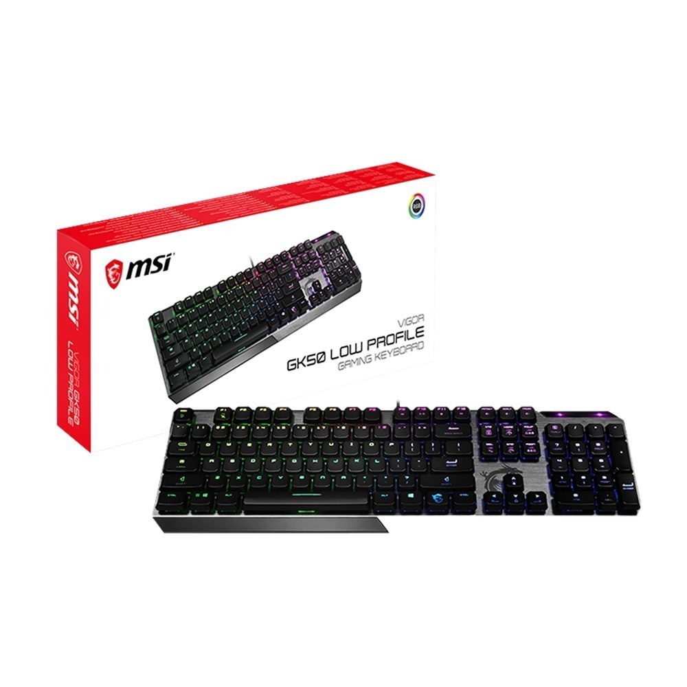 MSI 微星 Vigor GK50 Low Profile 短軸機械式電競鍵盤 (含稅，附發票)-細節圖2