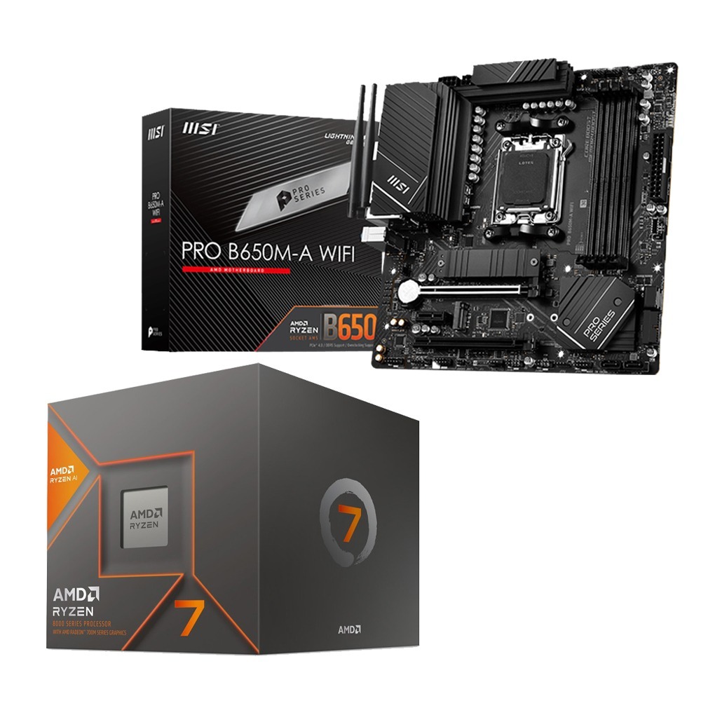 AMD R7-8700G+微星 B650M-A WIFI 主機板 (含稅，附發票)-細節圖2