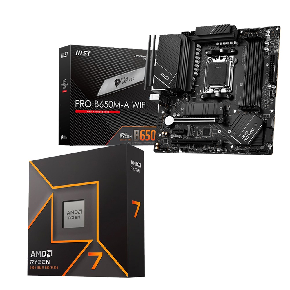 AMD R7-9700X+微星 B650M-A WIFI 主機板 (含稅，附發票)-細節圖2