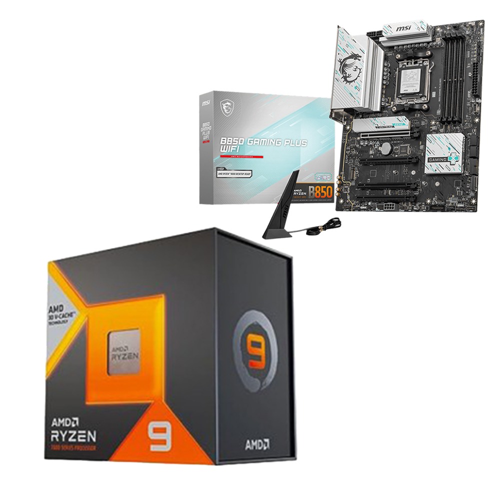 AMD R9-7900X3D+微星 B850 GAMING PLUS WIFI 主機板 (含稅，附發票)-細節圖2