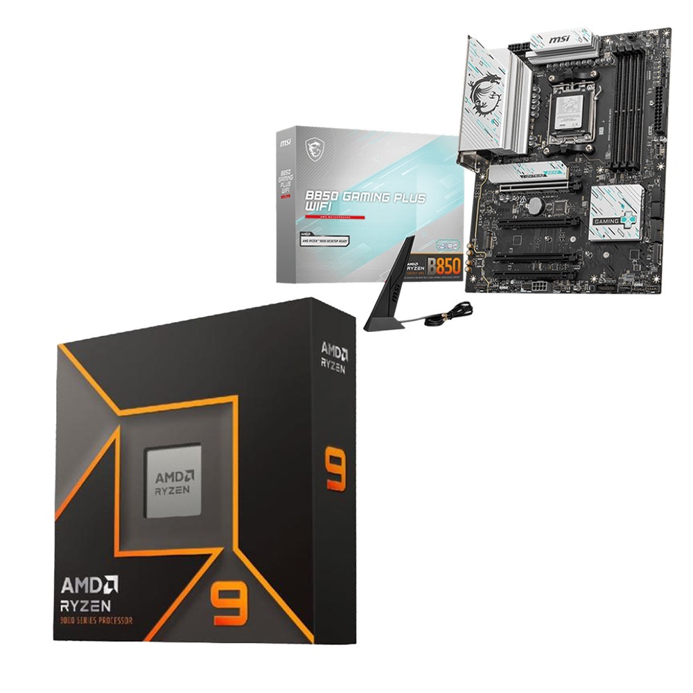 AMDR9-9950X+微星 B850 GAMING PLUS WIFI 主機板 (含稅，附發票)-細節圖2