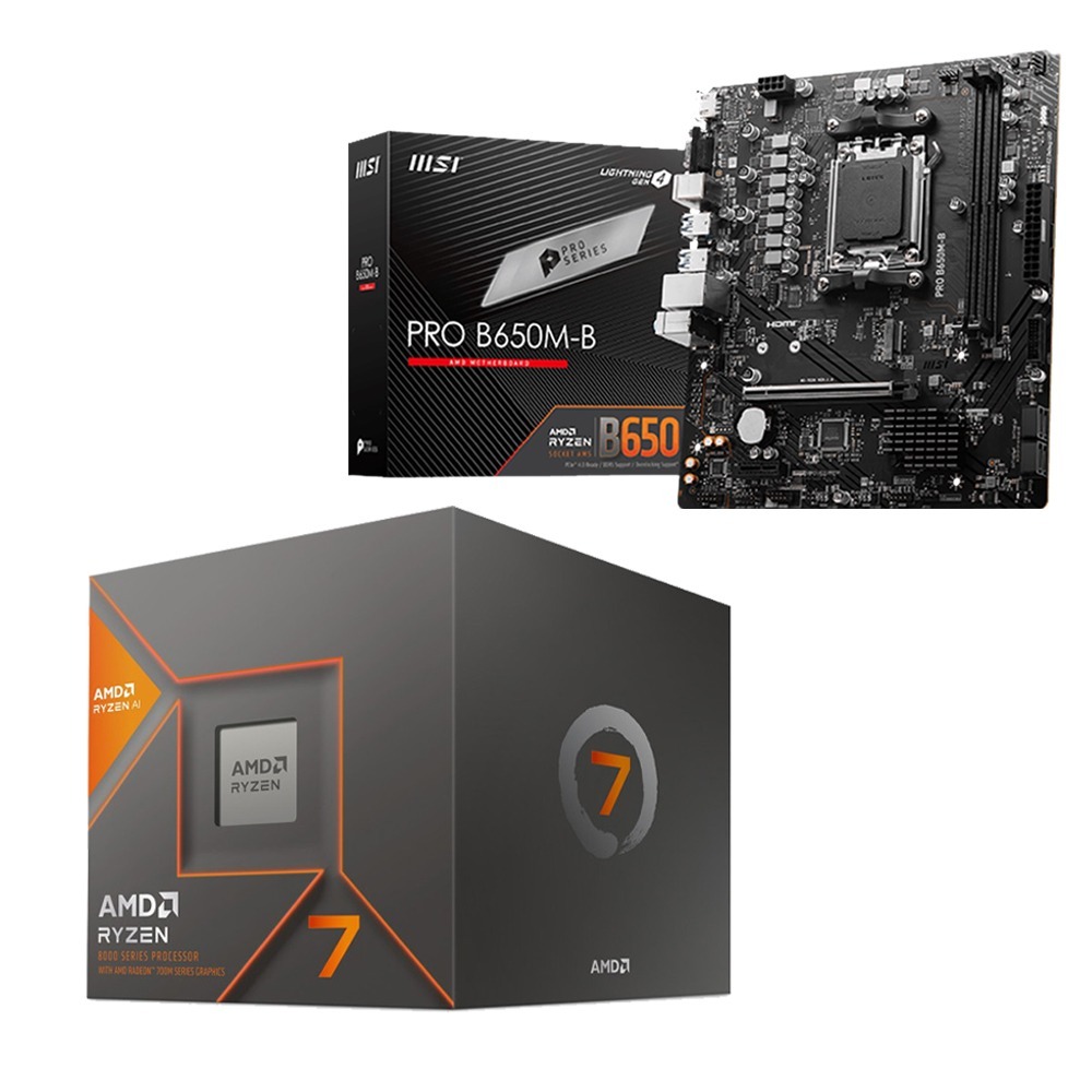 AMDR7-8700G+微星 B650M-B 主機板 (含稅，附發票)-細節圖2