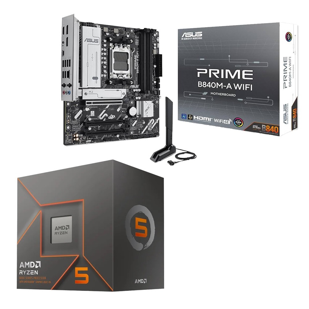 AMD R5-8400F+華碩 B840M-A WIFI 主機板 (含稅，附發票)-細節圖2
