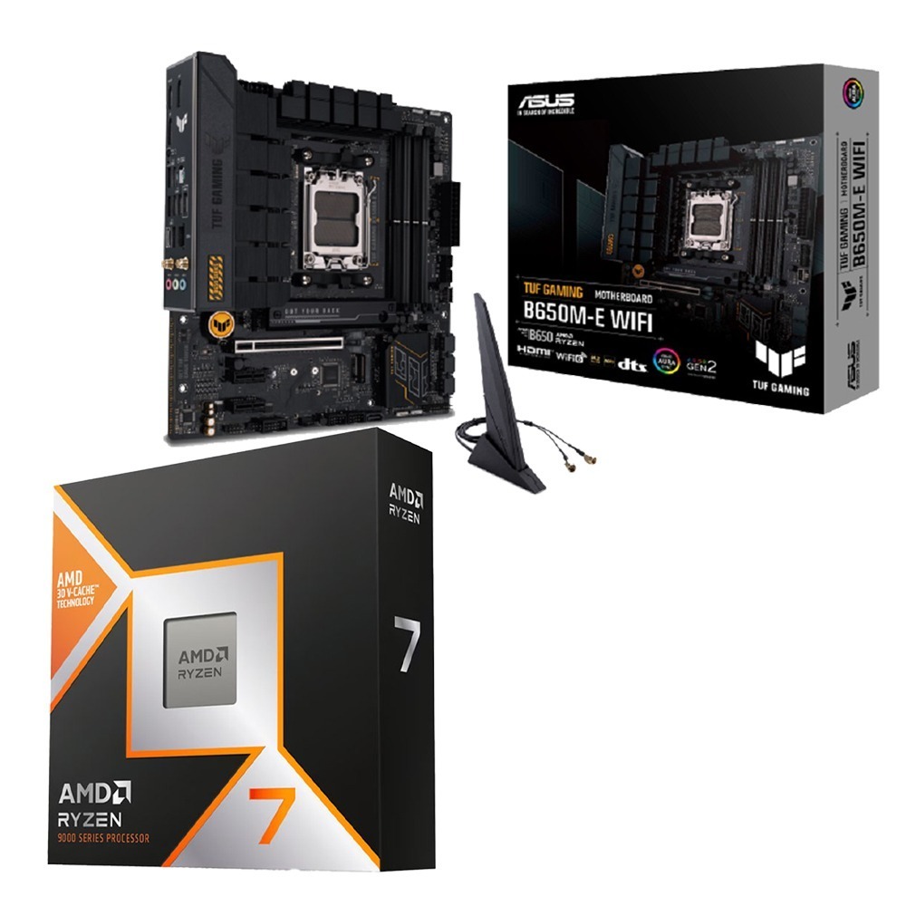 AMD R7-9800X3D +華碩 TUF GAMING B650M-E WIFI 主機板 (含稅，附發票)-細節圖2