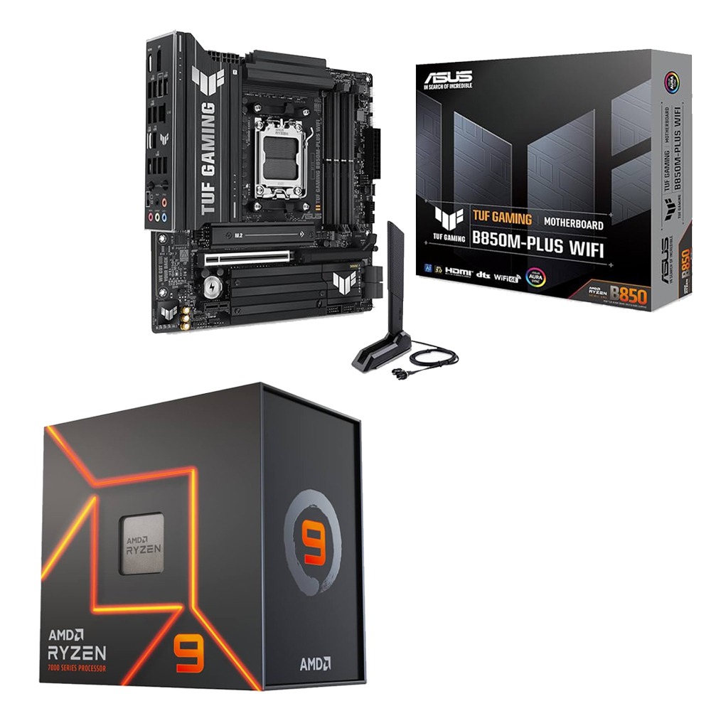 AMD R9-7900X+華碩 TUF GAMING B850M-PLUS WIFI 主機板 (含稅，附發票)-細節圖2