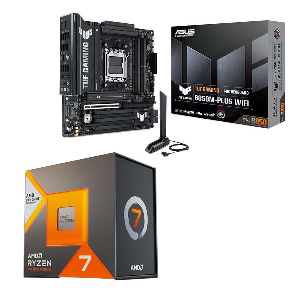 AMD R7-7800X3D+華碩 TUF GAMING B850M-PLUS WIFI 主機板 (含稅，附發票)-細節圖2