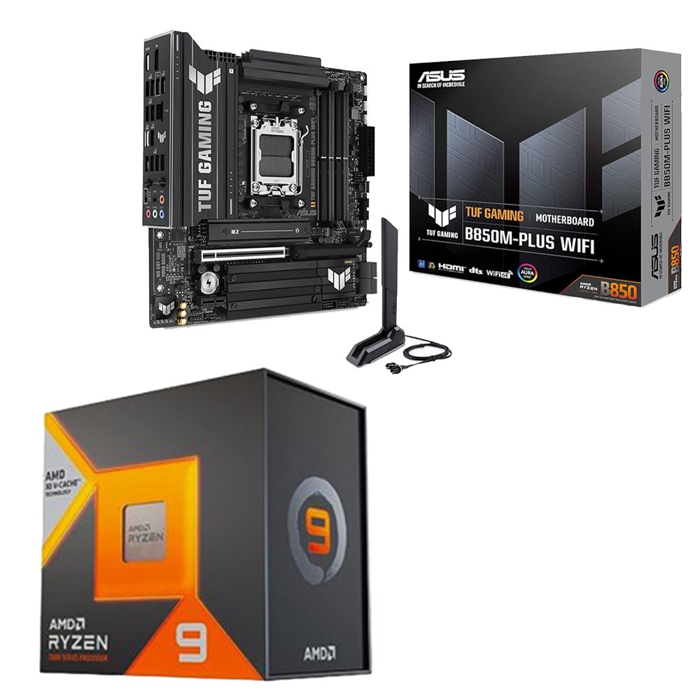 AMD R9-7900X3D+華碩 TUF GAMING B850M-PLUS WIFI 主機板 (含稅，附發票)-細節圖2