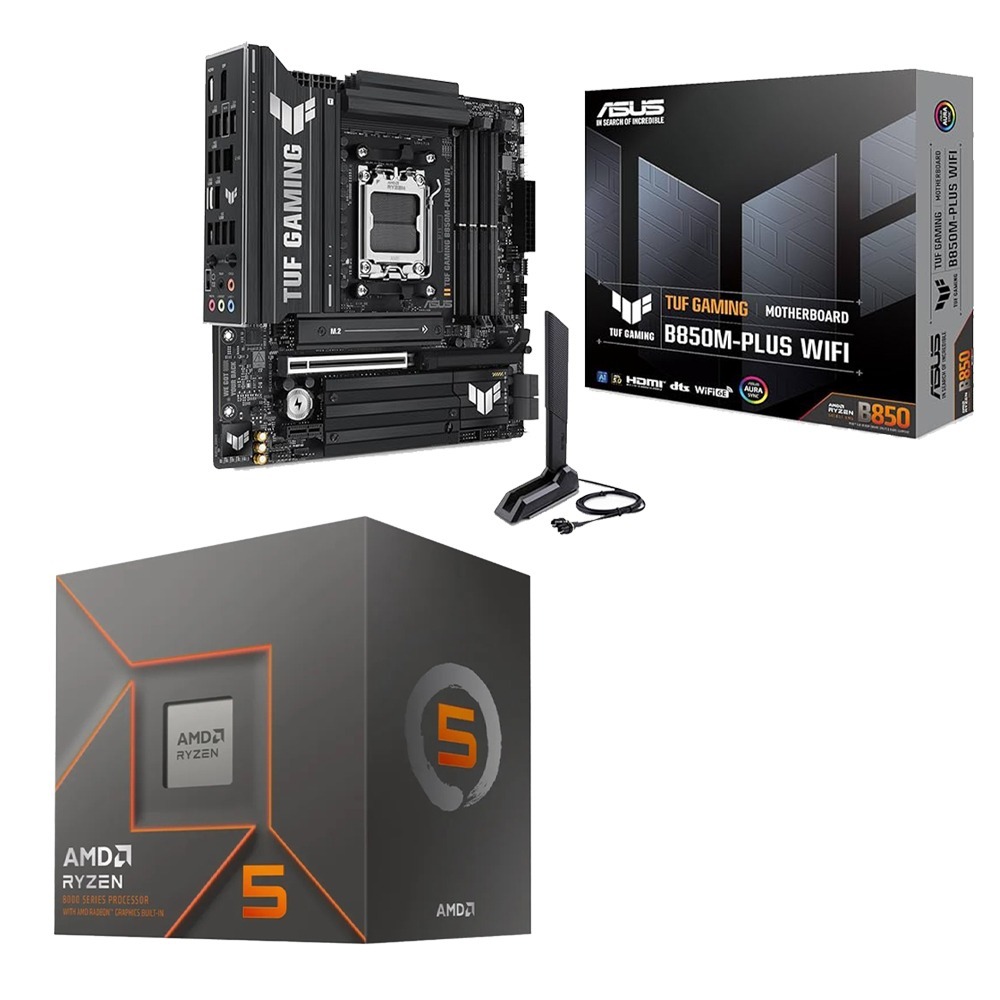 AMD R5-8400F+華碩 TUF GAMING B850M-PLUS WIFI 主機板 (含稅，附發票)-細節圖2