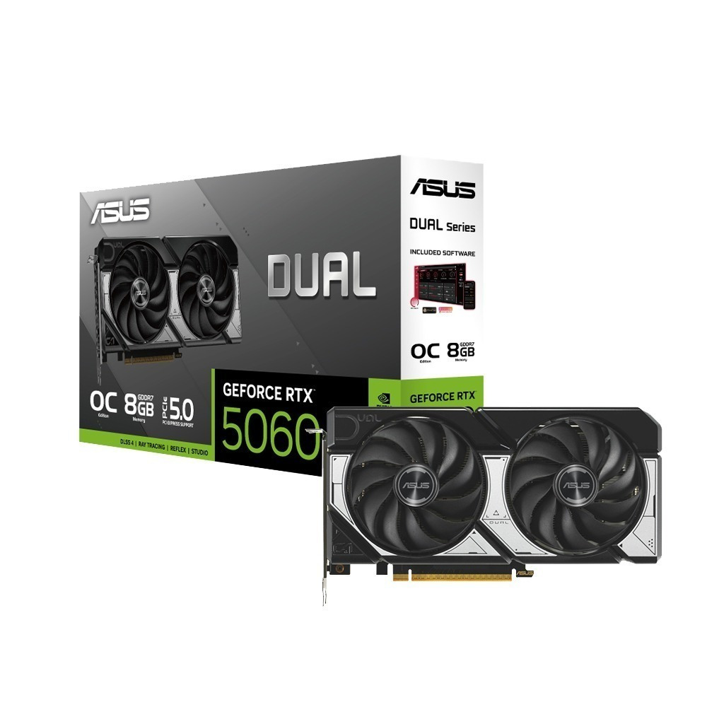ASUS 華碩 Dual GeForce RTX5060 8GB GDDR7 OC  附送贈品 (含稅，附發票)-細節圖2