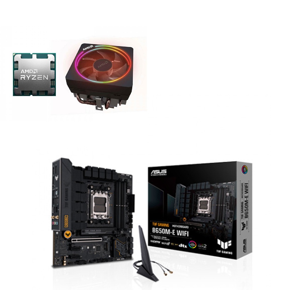 AMD R7-7700 MPK 無彩盒+華碩 TUF B650M-E WIFI 主機板 (含稅，附發票)-細節圖2