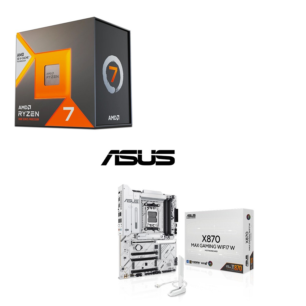 AMD R7-7800X3DASUS X870 MAX GMAING WIFI 7 W (含稅，附發票)-細節圖2
