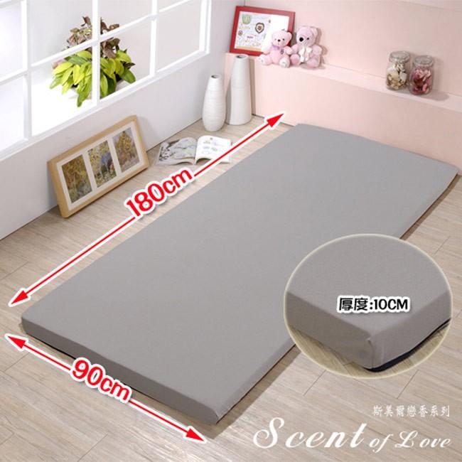 莫菲思 台灣現貨 戀香 3M排汗透氣10公分記憶床墊 單人 雙人 3尺 5尺 (贈 壓縮枕)-細節圖8