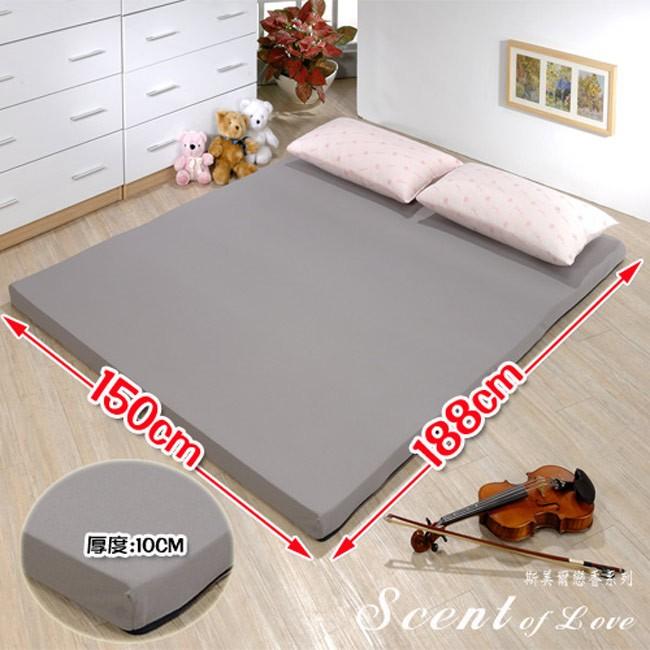 莫菲思 台灣現貨 戀香 3M排汗透氣10公分記憶床墊 單人 雙人 3尺 5尺 (贈 壓縮枕)-細節圖9