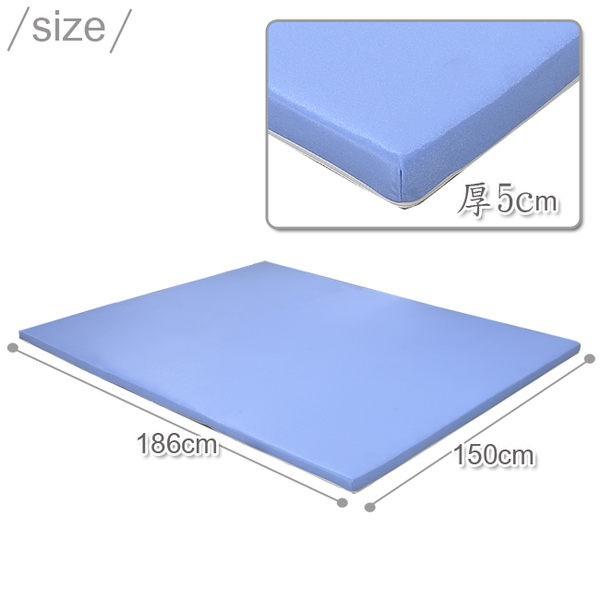 莫菲思 台灣現貨 清膚涼感透氣折疊床墊 雙人 雙人加大 床墊 折疊床墊 外宿學生 租屋族-細節圖6
