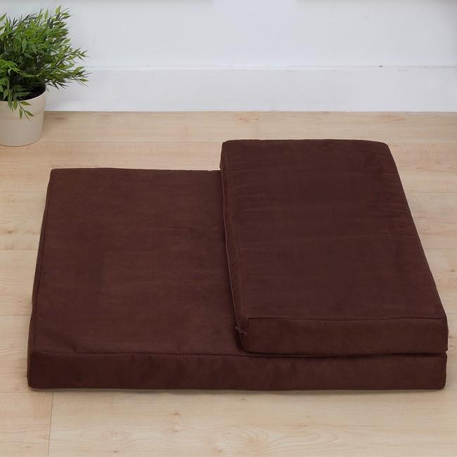 莫菲思【熱銷品】鬆餅布透氣禪坐  台灣現貨 久跪不累拜墊組  布套可拆洗 拜墊-細節圖2