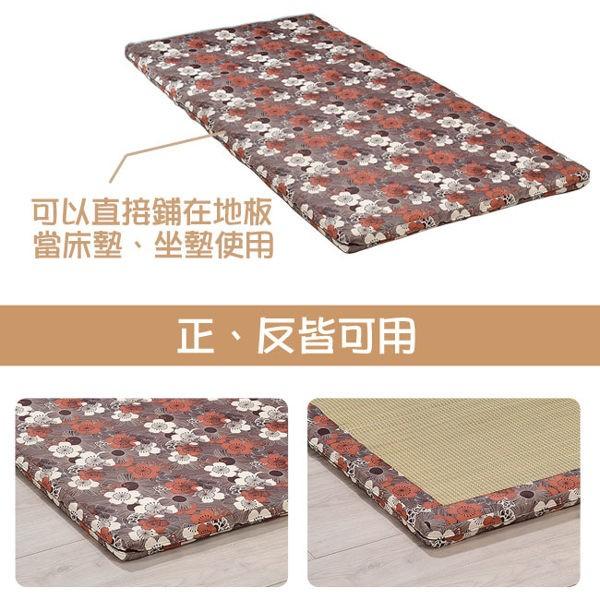 莫菲思 台灣現貨 大花朵冬夏兩用折疊床墊 單人 雙人 外宿 學生 租屋 折疊床墊-細節圖6