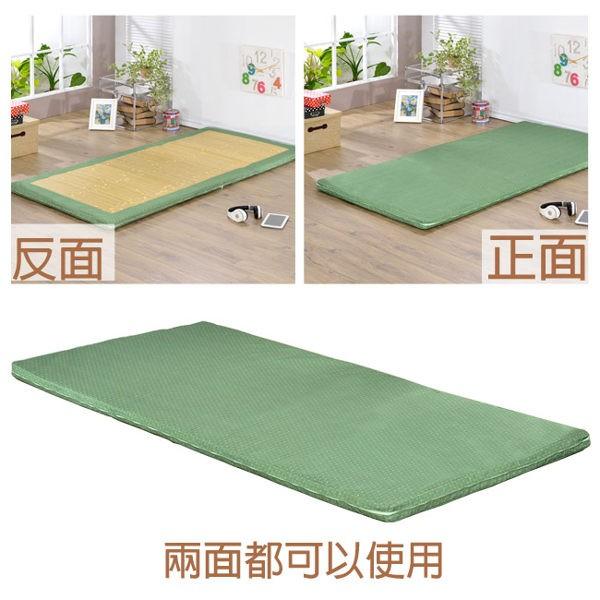 (雙12)【莫菲思】台灣製免運 MIT 綠地冬夏兩用折疊單人雙人床墊 透氣床墊 折疊床墊 床 床墊 單人床墊 雙人床墊-細節圖5