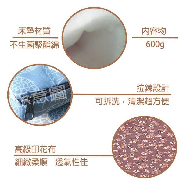 莫菲思 台灣現貨 朵兒冬夏兩用折疊床 單人雙人床墊 摺疊 床墊 外宿 學生 折疊床墊-細節圖4