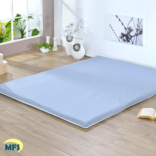 (雙12)【莫菲思】台灣製免運 MIT 菱型防潑水折疊單人雙人床墊 摺疊床墊 床墊 雙人單人床墊 床-細節圖2