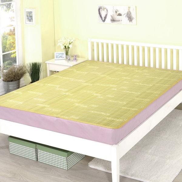 【9月🔥促銷品】刮青8mm單人涼感透氣涼席 竹蓆 孟宗竹蓆 涼感 透氣床墊 涼蓆 夏天 夏日床墊 草蓆 草蓆墊-細節圖2