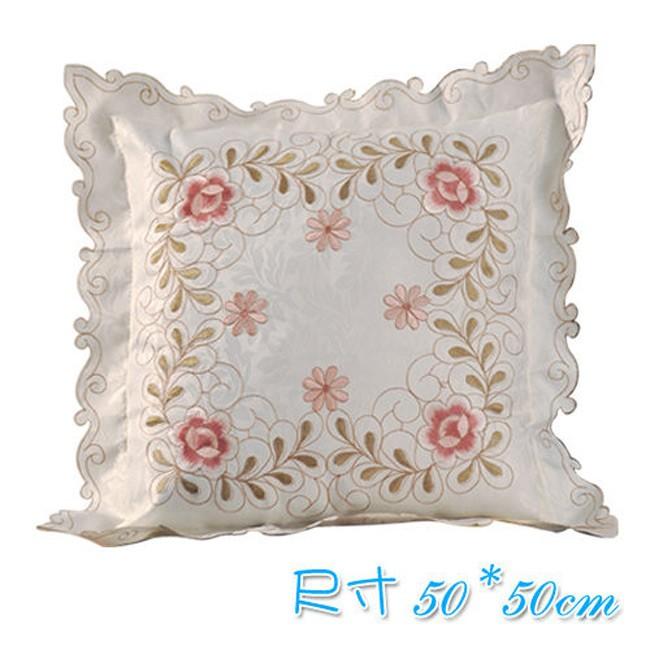 莫菲思 台灣現貨 精緻繡花抱枕 繡花 刺繡 抱枕-細節圖2