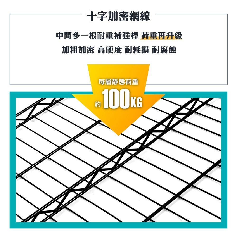 莫菲思【免運】重型三層鐵架120*45*120 鐵架 收納架 層架 置物架-細節圖3