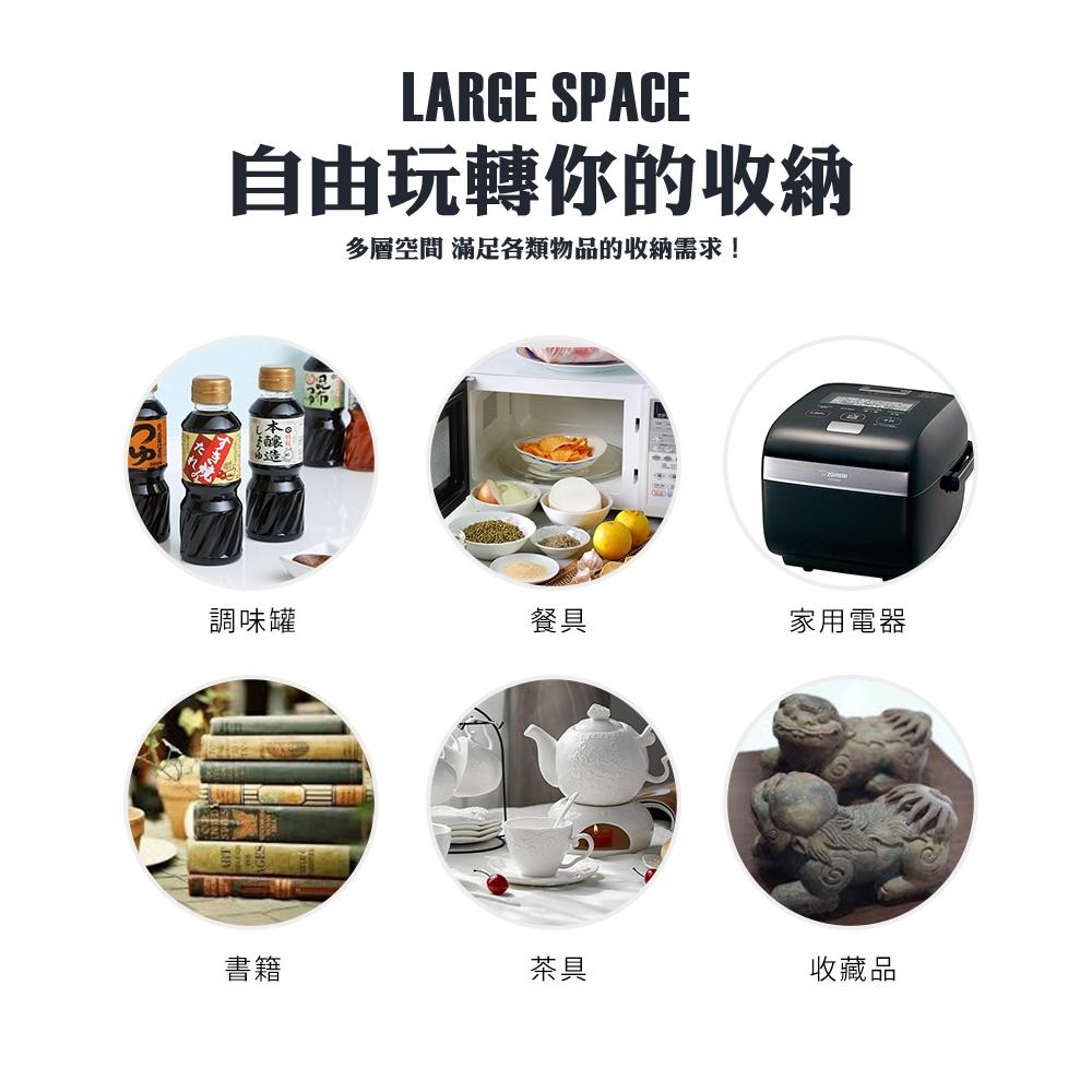 莫菲思【免運】重型三層鐵架120*45*120 鐵架 收納架 層架 置物架-細節圖8