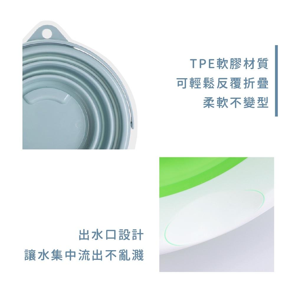 莫菲思 💯10L大容量⚡便攜折疊萬用矽膠水桶 伸縮收納水桶 洗車桶 折疊水桶 水桶 露營水桶 手提水桶 收納水桶-細節圖5