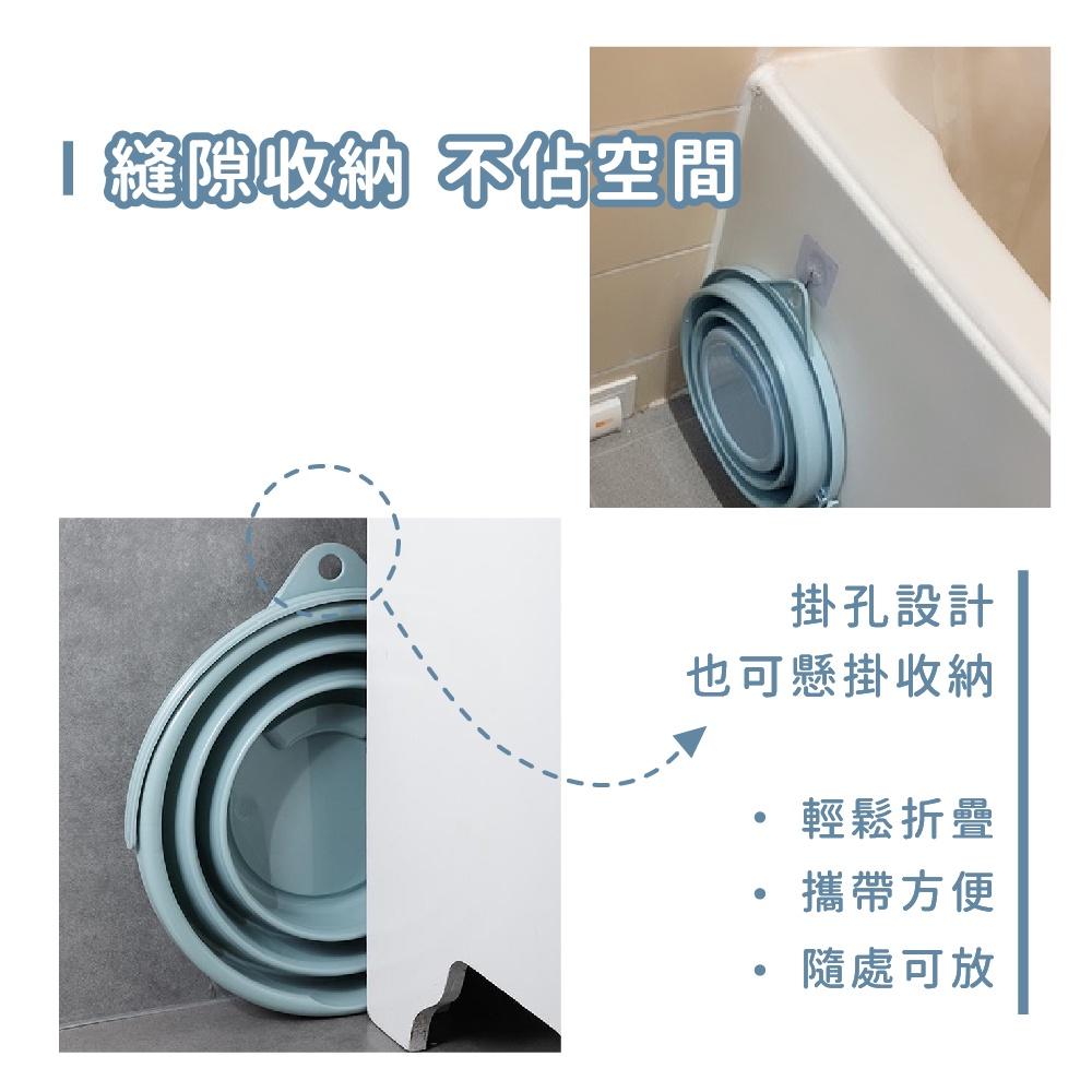 莫菲思 💯10L大容量⚡便攜折疊萬用矽膠水桶 伸縮收納水桶 洗車桶 折疊水桶 水桶 露營水桶 手提水桶 收納水桶-細節圖7