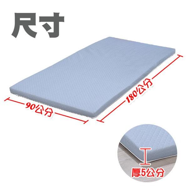 莫菲思 台灣現貨 防潑水舒柔折疊床店 單人雙人 床墊 外宿 學生 租屋 折疊床墊-細節圖6