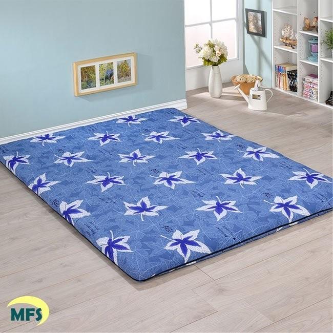 莫菲思 台灣現貨 高透氣針織折疊床墊 單人雙人 床墊 外宿 學生 租屋床墊 摺疊床墊-細節圖2