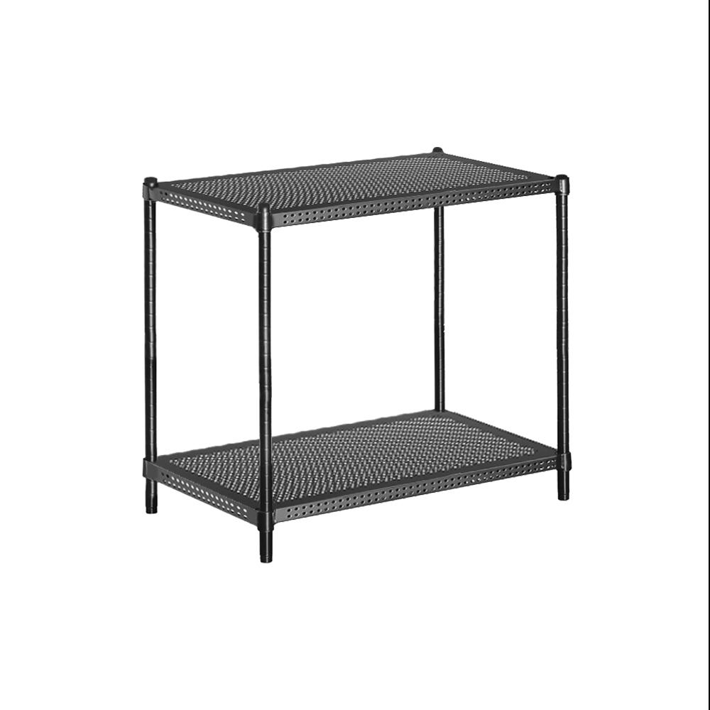 【免運】莫菲思 沖孔兩層鐵架75*45*75cm 置物架 收納架 台灣現貨-細節圖2
